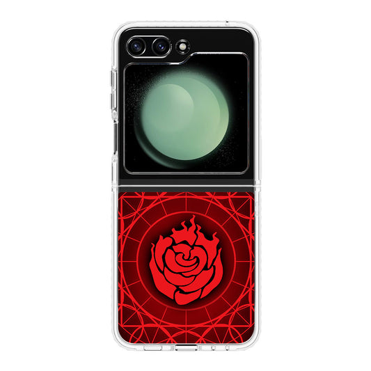 Ruby Rose Symbol RWBY Samsung Galaxy Z Flip 5 Case