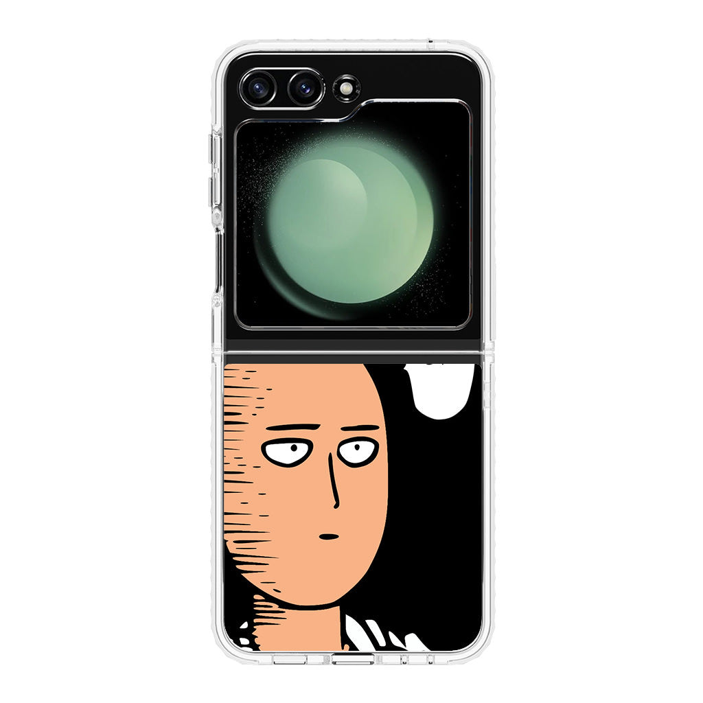 Saitama Poker Face Samsung Galaxy Z Flip 5 Case