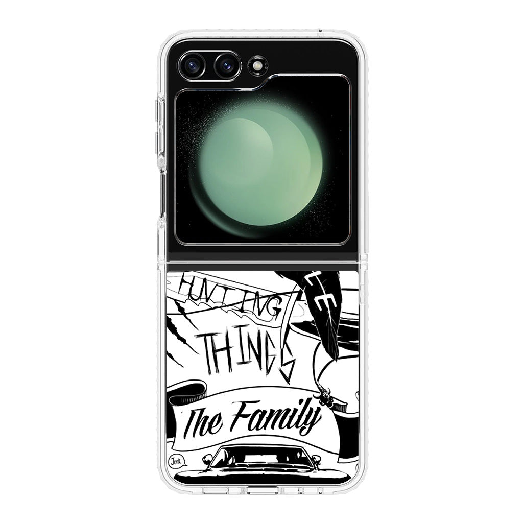 Supernatural Family Business Saving People Samsung Galaxy Z Flip 5 Case