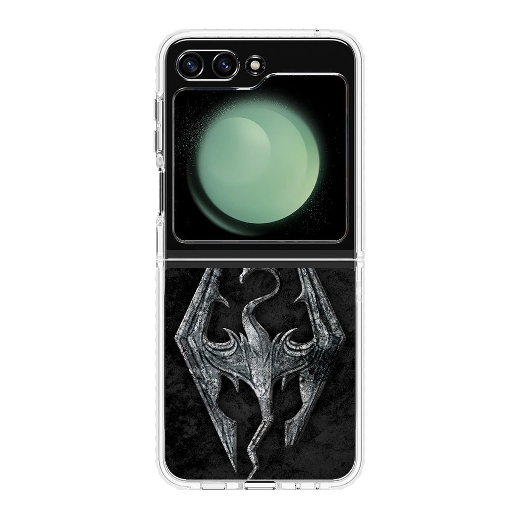 The Elder Scrolls V Skyrim Logo Samsung Galaxy Z Flip 5 Case