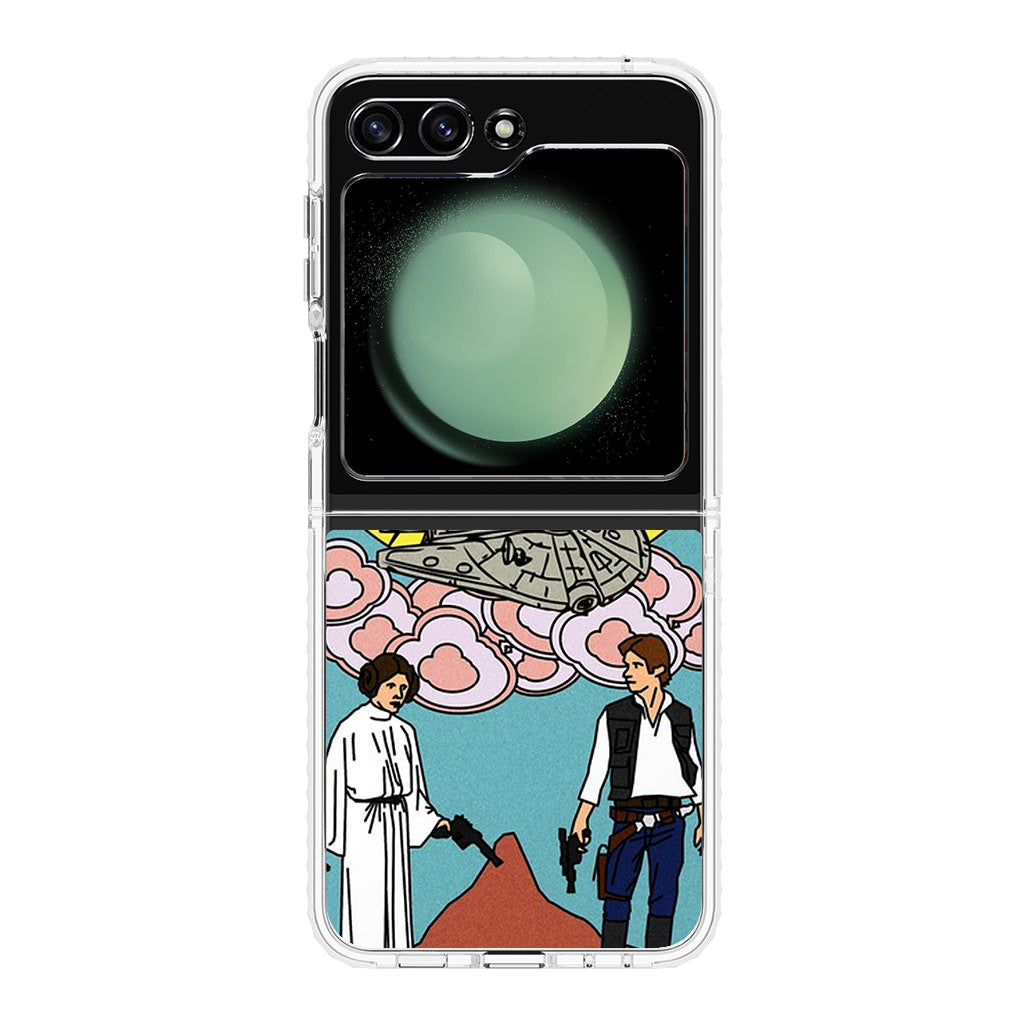 The Lovers Tarot Card Samsung Galaxy Z Flip 5 Case