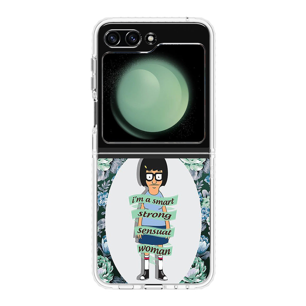 Tina Belcher Flower Woman Quotes Samsung Galaxy Z Flip 5 Case