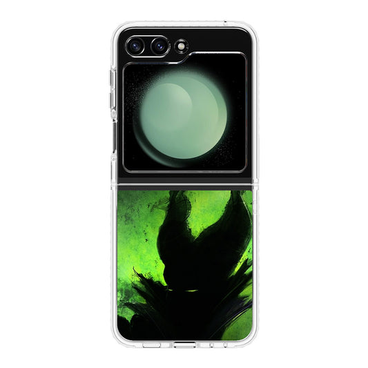 Villains Maleficent Silhouette Samsung Galaxy Z Flip 5 Case