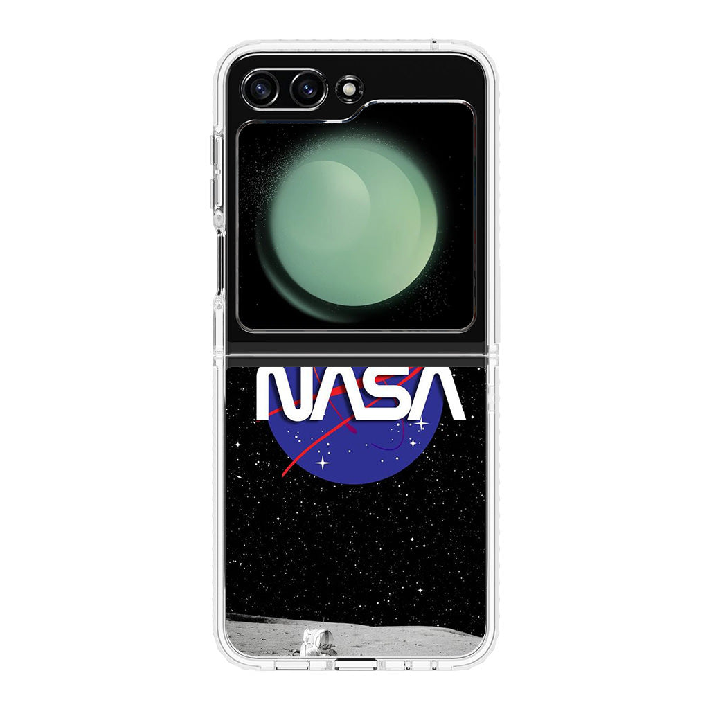 NASA To The Moon Samsung Galaxy Z Flip 5 Case