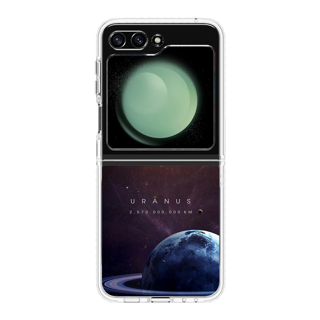 Planet Uranus Samsung Galaxy Z Flip 5 Case