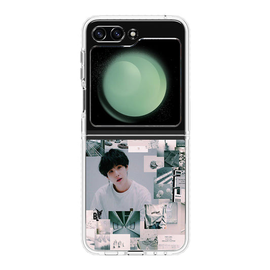 Suga College Wallpaper Samsung Galaxy Z Flip 5 Case