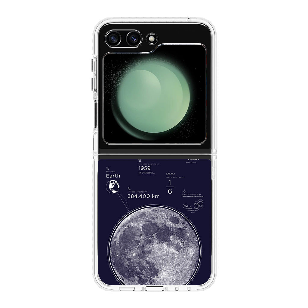 The Moon Samsung Galaxy Z Flip 5 Case