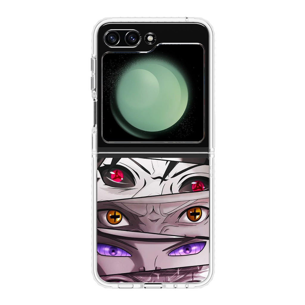 The Powerful Eyes on Naruto Samsung Galaxy Z Flip 5 Case