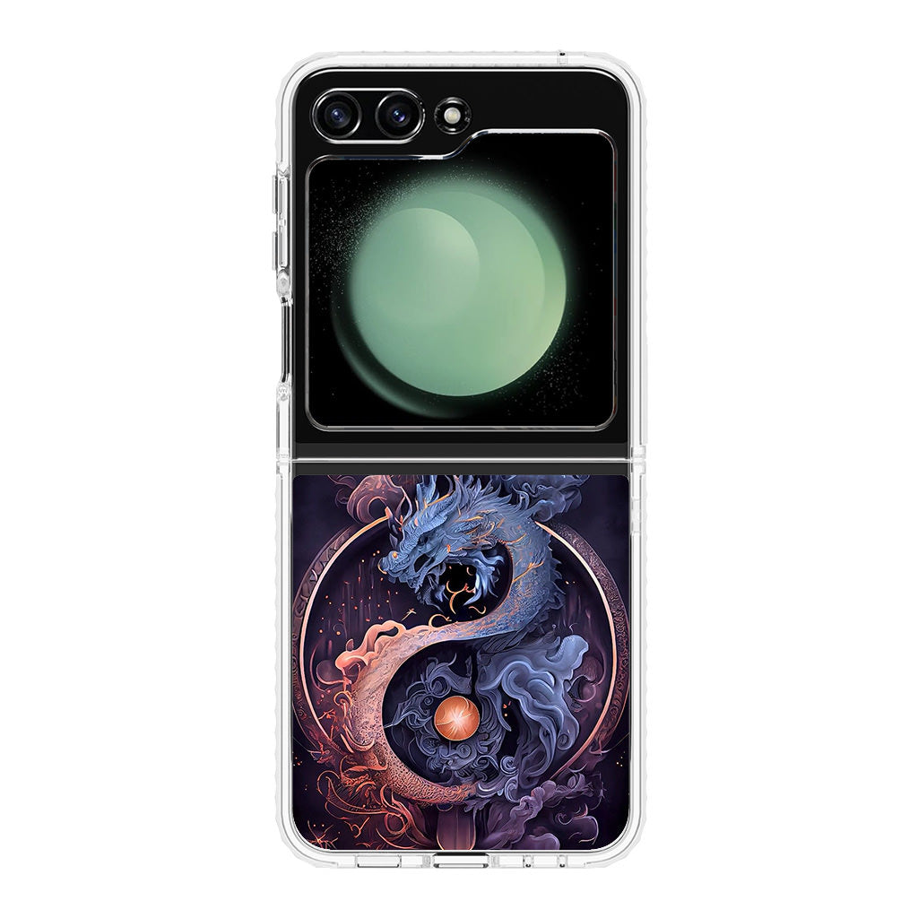 Dragon Yin Yang Samsung Galaxy Z Flip 5 Case