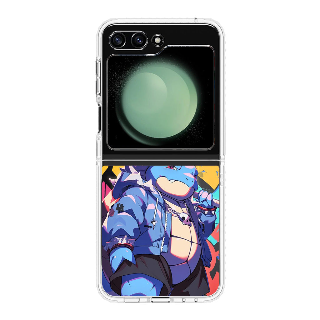 Blastoise Breaks The Block Samsung Galaxy Z Flip 5 Case