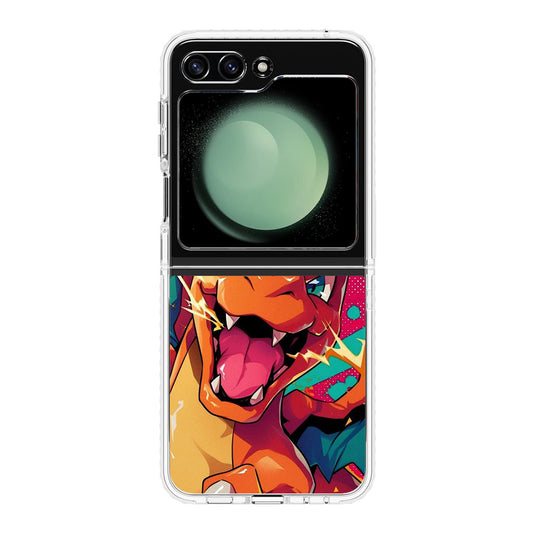 Blazing Fury Charizard Samsung Galaxy Z Flip 5 Case