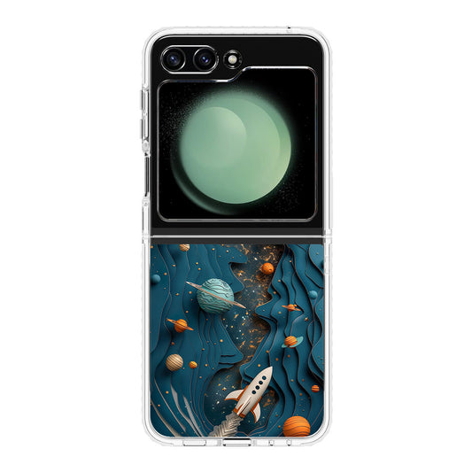 Cardboard Cosmos Samsung Galaxy Z Flip 5 Case
