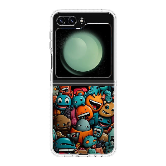 Chaos Chuckles Invasion Samsung Galaxy Z Flip 5 Case