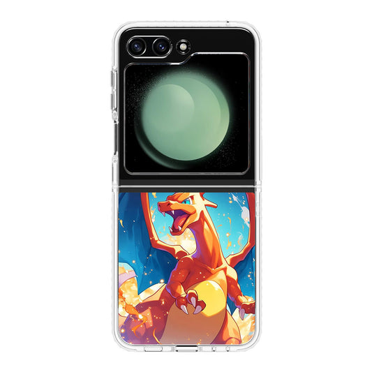 Charizard Crimson Storm Samsung Galaxy Z Flip 5 Case