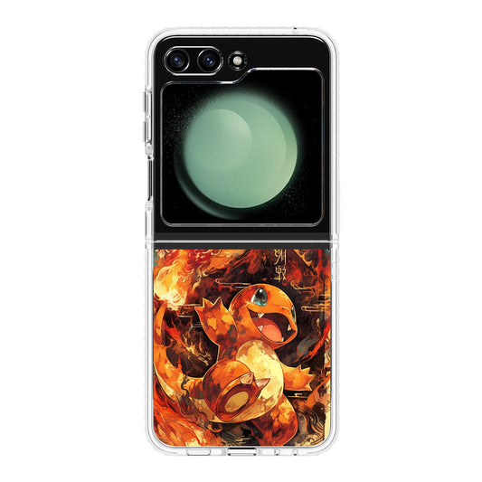Charmander Ember Dance Samsung Galaxy Z Flip 5 Case