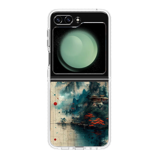 Code of the Crimson Moon Samsung Galaxy Z Flip 5 Case