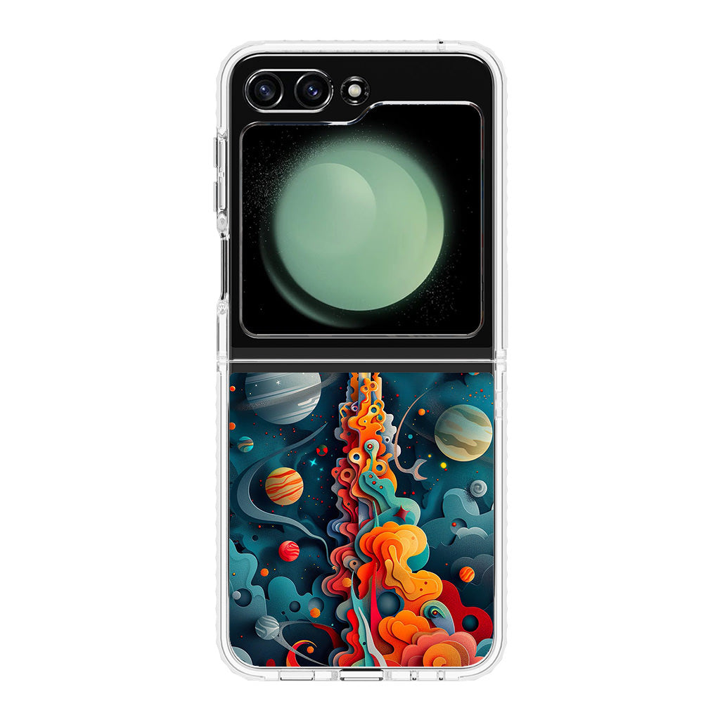 Cosmic Ignition Samsung Galaxy Z Flip 5 Case