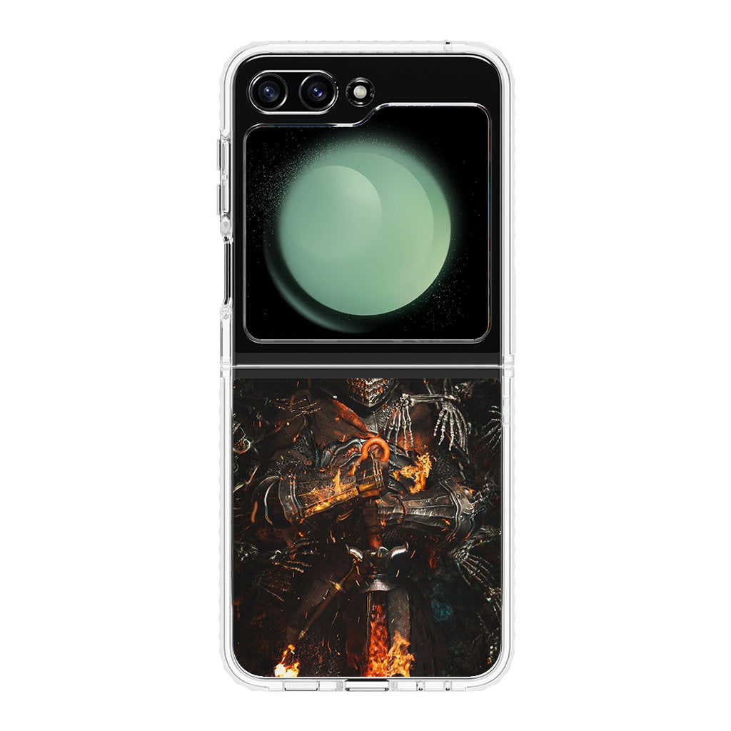Ember King Warden Cursed Flame Samsung Galaxy Z Flip 5 Case