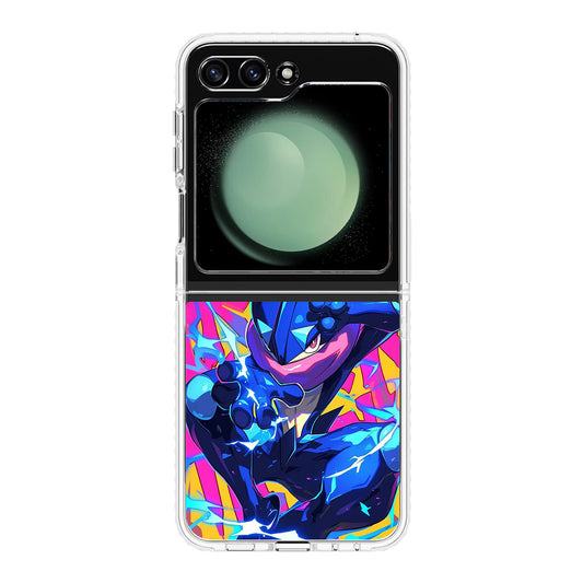 Greninja Aqua Blast Samsung Galaxy Z Flip 5 Case