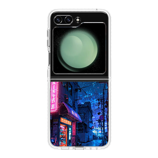Japan Neon Reverie Samsung Galaxy Z Flip 5 Case