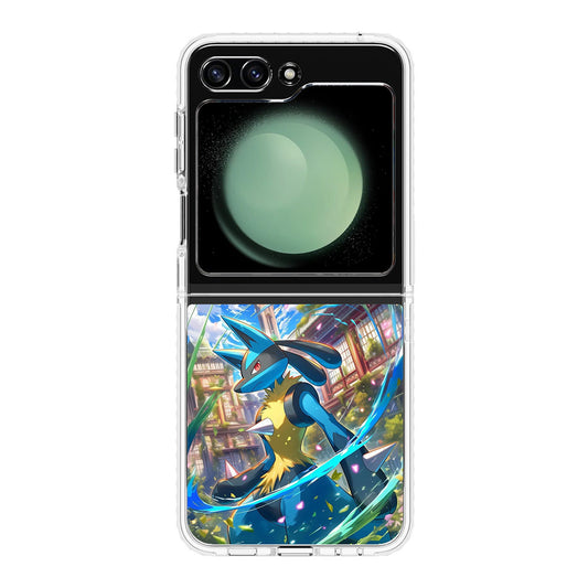 Lucario Precognitive Aura Samsung Galaxy Z Flip 5 Case
