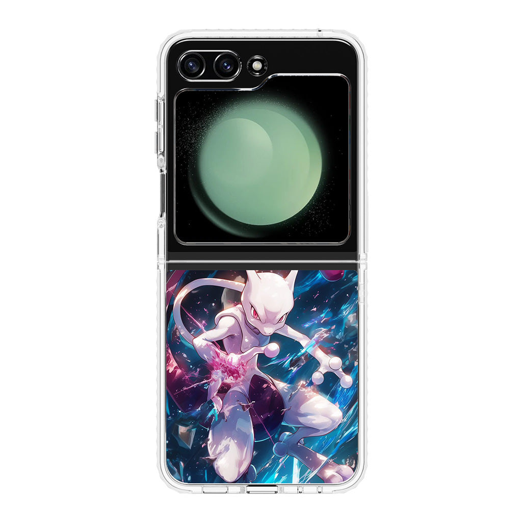 Mewtwo Genesis of Power Samsung Galaxy Z Flip 5 Case