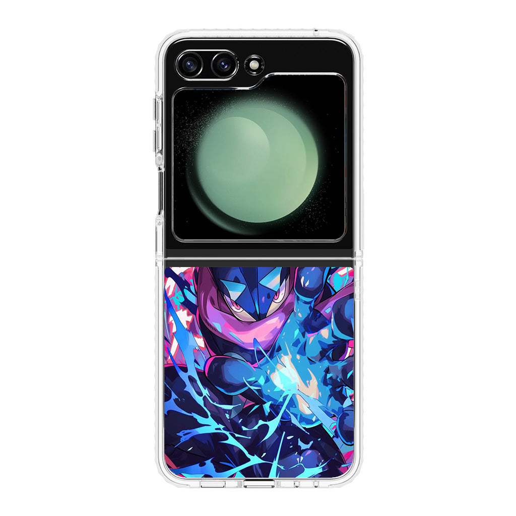 Shadow Surge Greninja Unleashed Samsung Galaxy Z Flip 5 Case