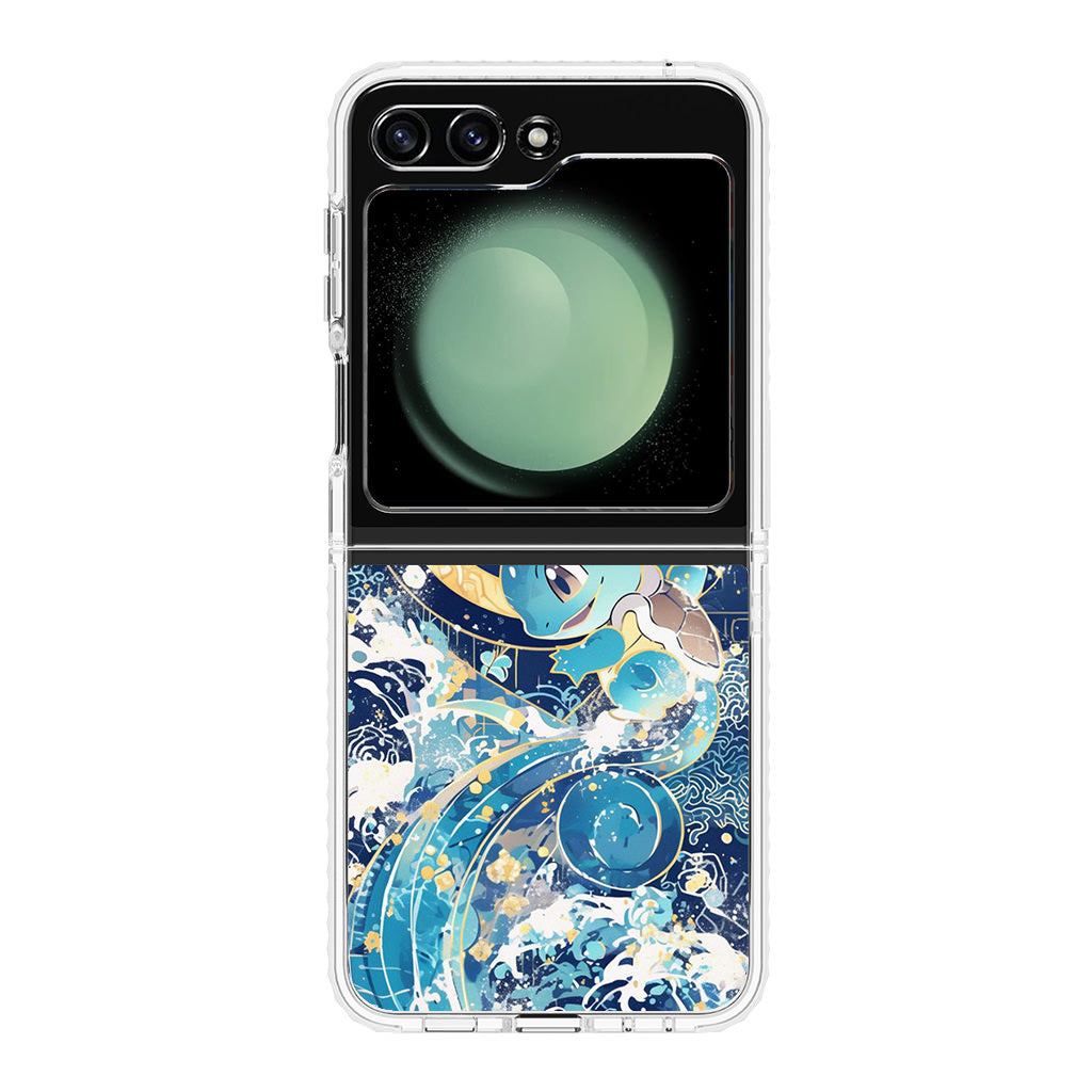 Squirtle Elemental Awakening Samsung Galaxy Z Flip 5 Case