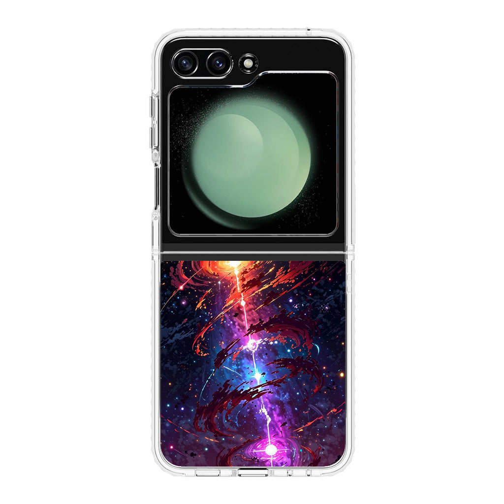 Stargazer at the Axis of Creation Samsung Galaxy Z Flip 5 Case