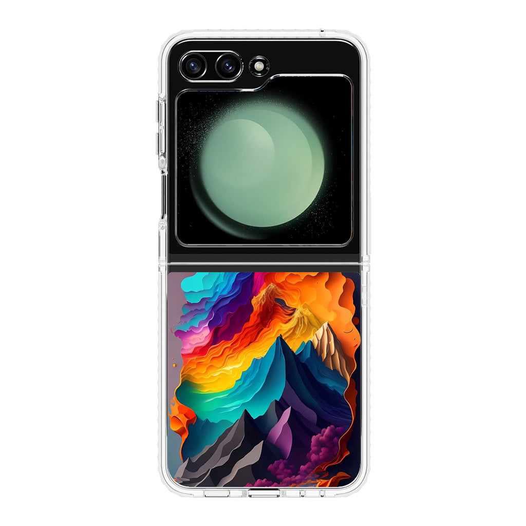 The Spectrum of Peaks Samsung Galaxy Z Flip 5 Case