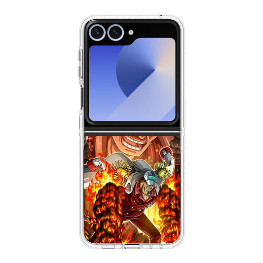 Akainu Exploding Volcano Samsung Galaxy Z Flip 6 Case