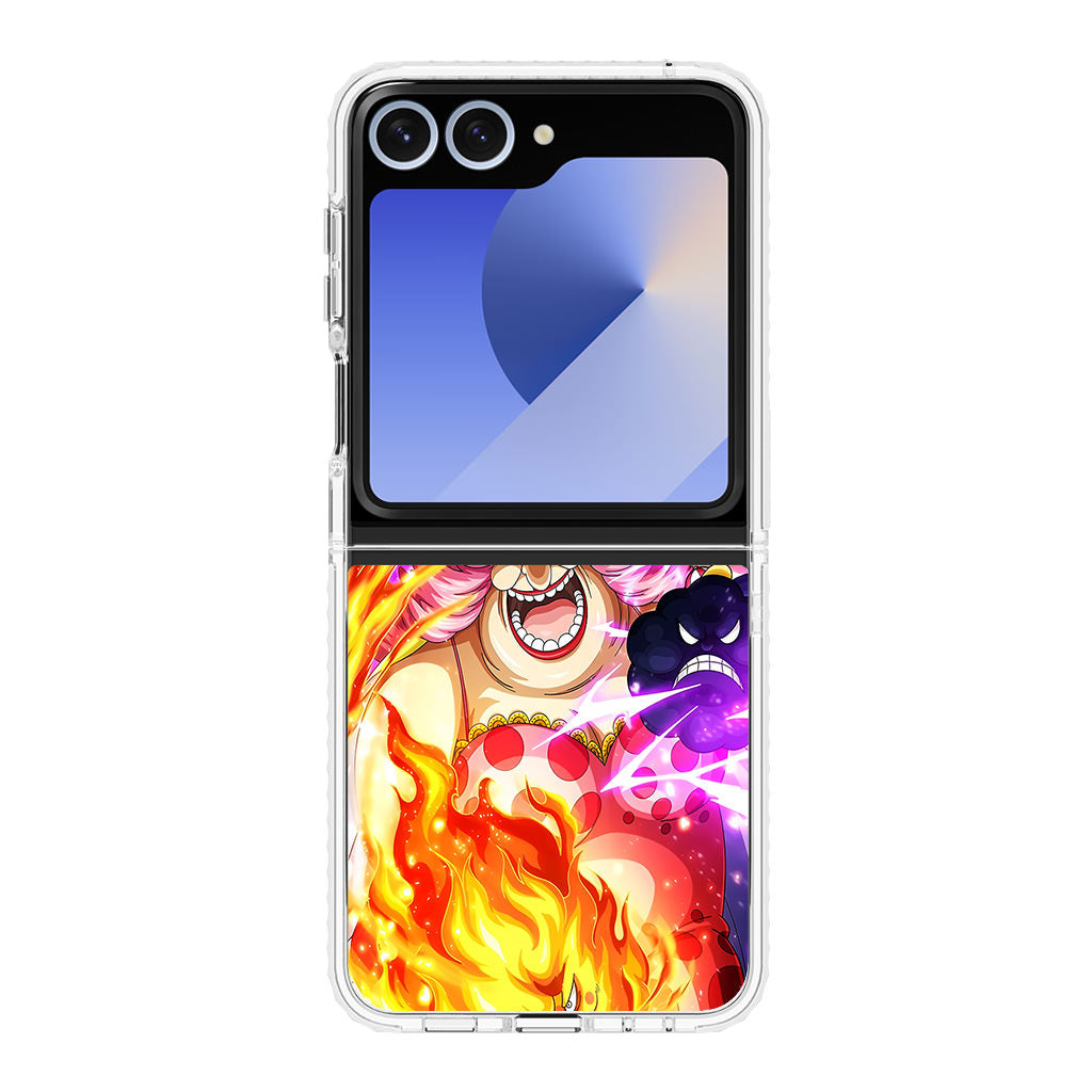 Big Mom With Prometheus And Zeus Samsung Galaxy Z Flip 6 Case