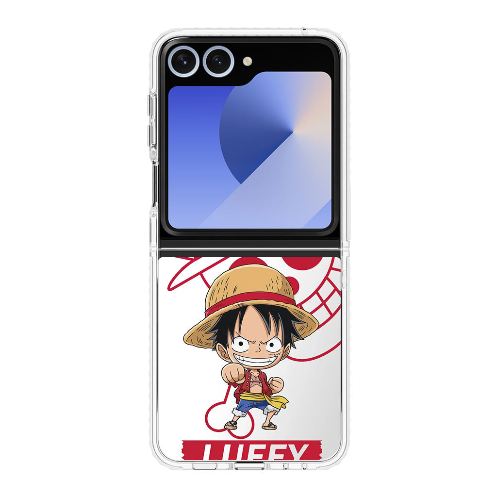 Chibi Luffy Samsung Galaxy Z Flip 6 Case