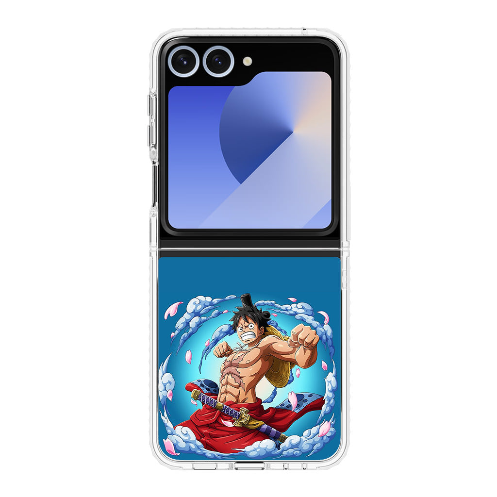 Luffy Arc Wano One Piece Samsung Galaxy Z Flip 6 Case