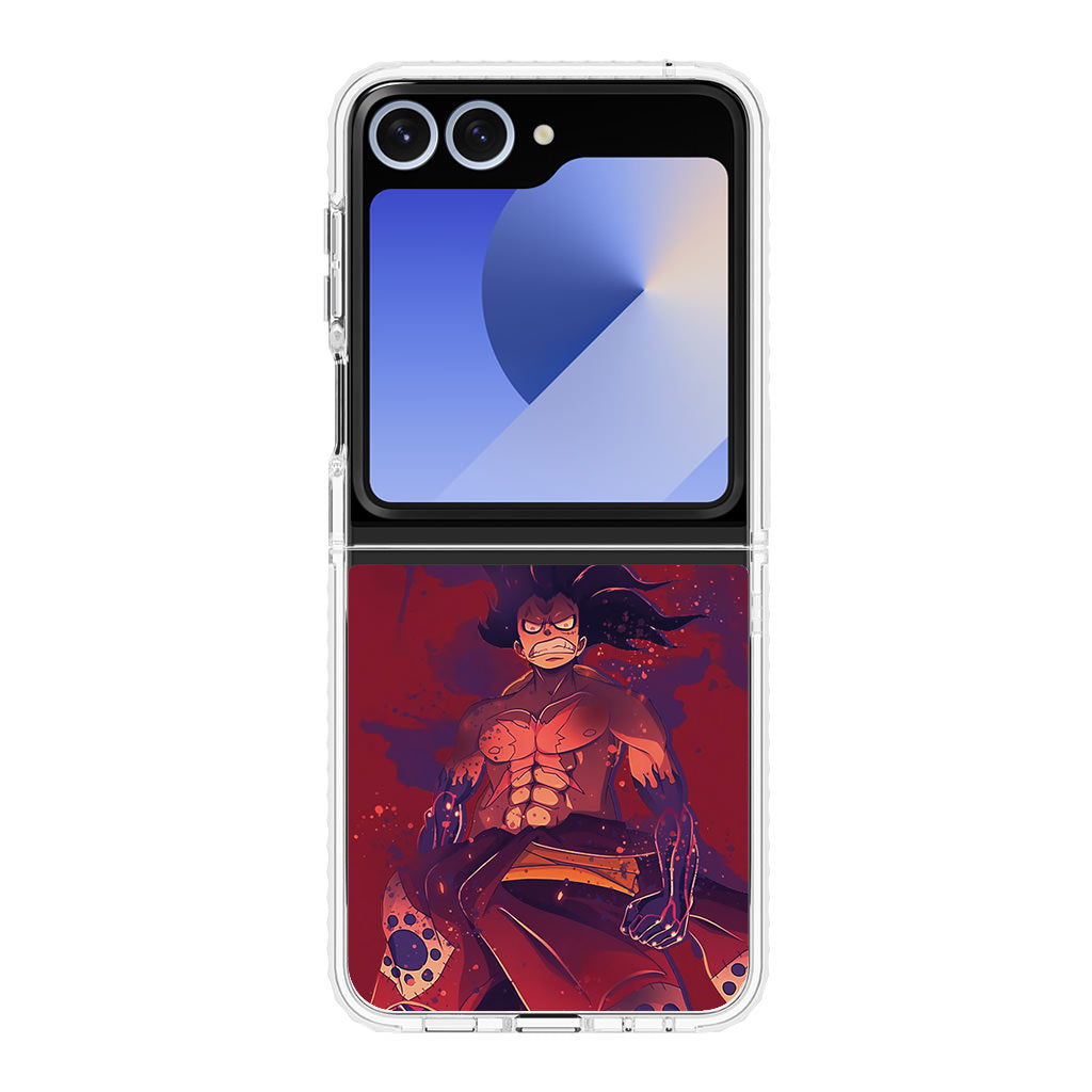 Luffy Snake Man Art Samsung Galaxy Z Flip 6 Case