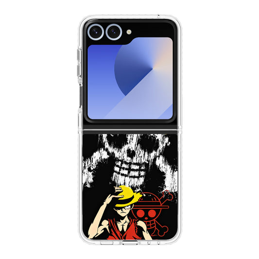 Monkey D Luffy Paint Art Samsung Galaxy Z Flip 6 Case