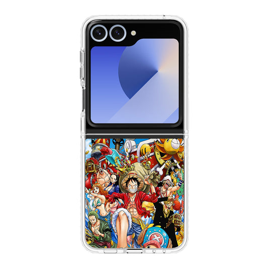 Mugiwara Crew One Piece Samsung Galaxy Z Flip 6 Case