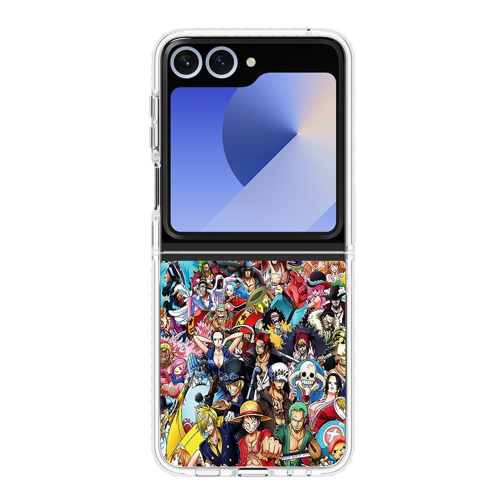 One Piece Characters In New World Samsung Galaxy Z Flip 6 Case