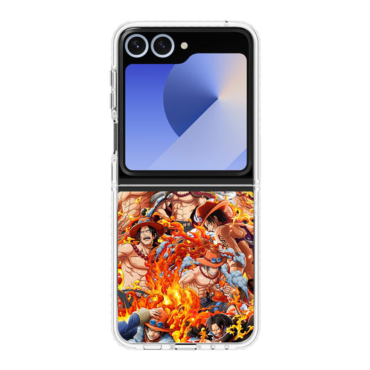 Portgas D Ace Collections Samsung Galaxy Z Flip 6 Case