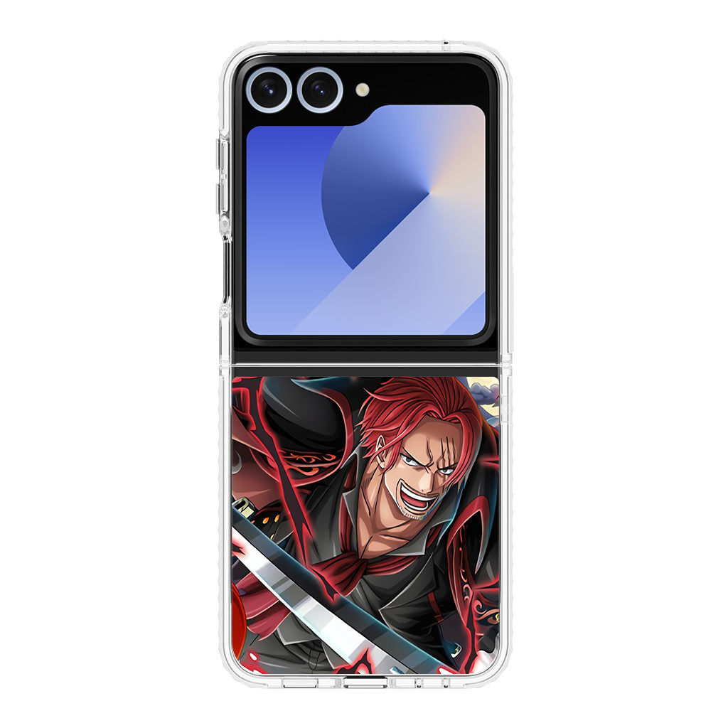 Red Hair Shanks Samsung Galaxy Z Flip 6 Case