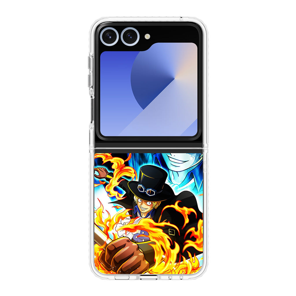 Sabo One Piece Samsung Galaxy Z Flip 6 Case