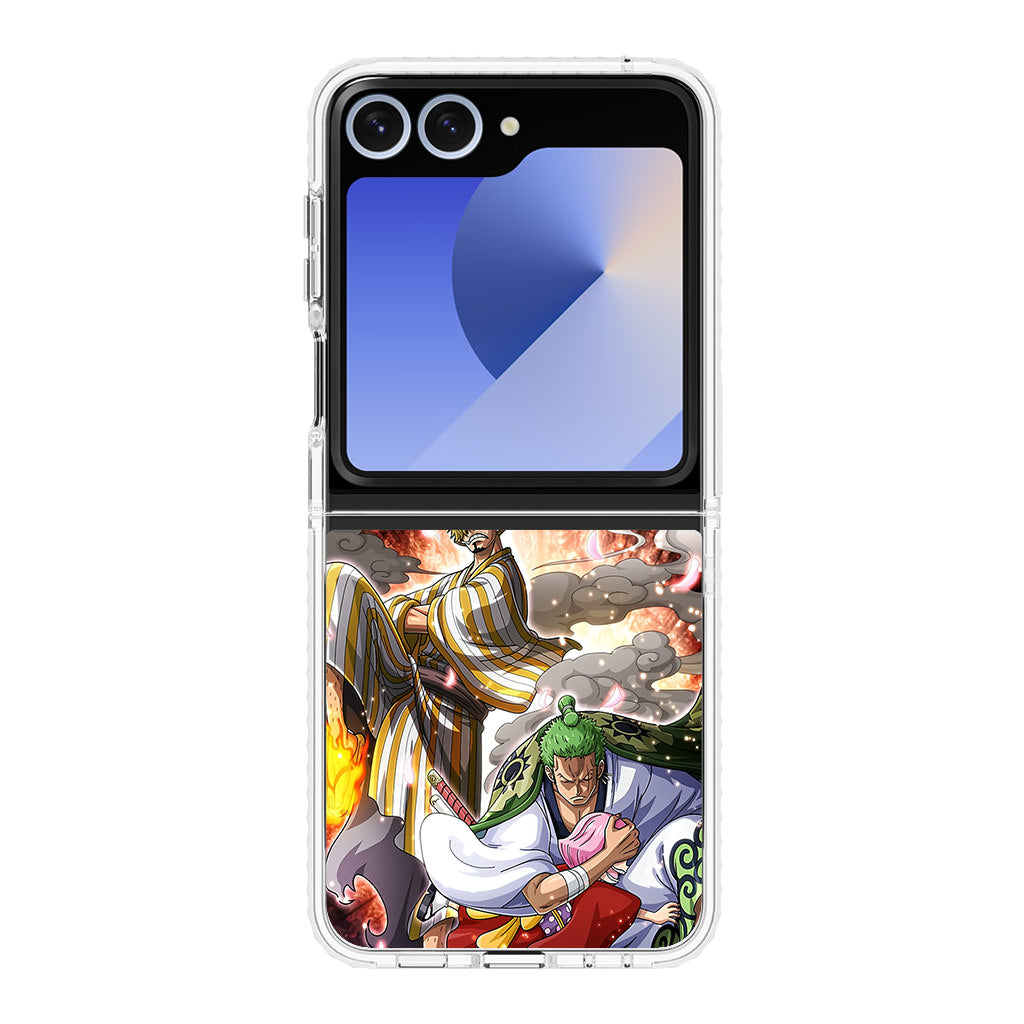 Sanji And Zoro Saving Otoko Samsung Galaxy Z Flip 6 Case