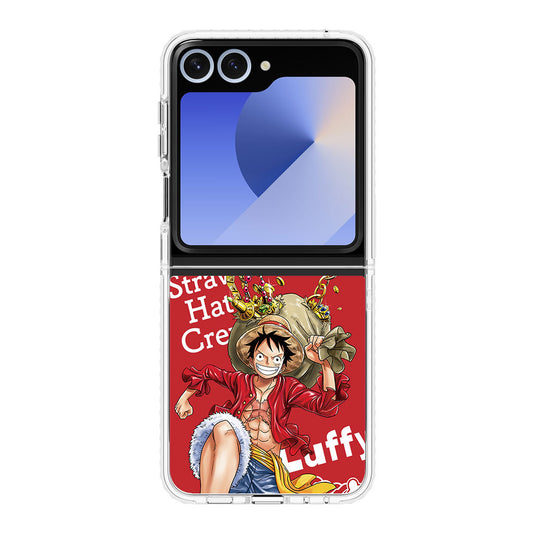 Straw Hat Monkey D Luffy Samsung Galaxy Z Flip 6 Case