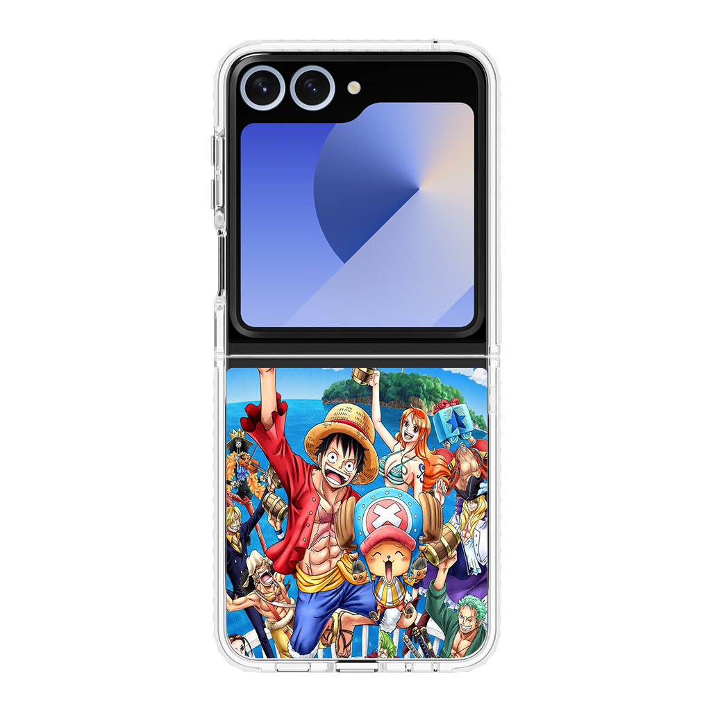 Straw Hat Pirates And Allies Samsung Galaxy Z Flip 6 Case