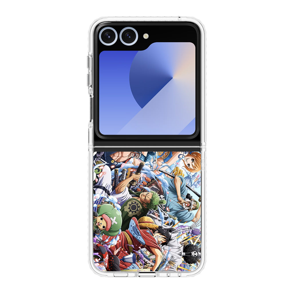 Straw Hat Pirates Arc Wano Samsung Galaxy Z Flip 6 Case