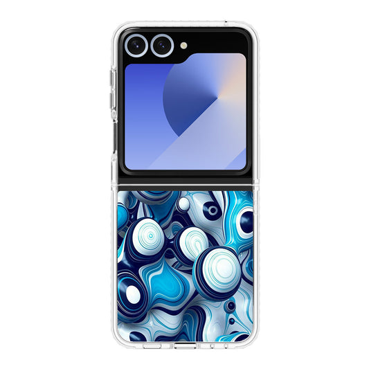 Abstract Art All Blue Samsung Galaxy Z Flip 6 Case