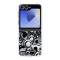 Abstract Art Black White Samsung Galaxy Z Flip 6 Case