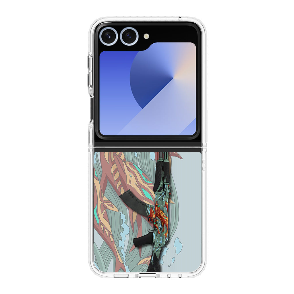 AK-47 Aquamarine Revenge Samsung Galaxy Z Flip 6 Case