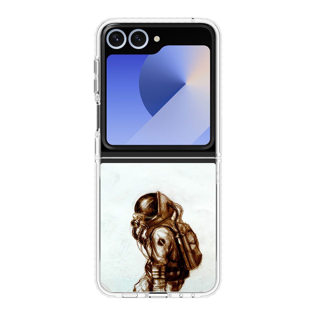 Astronaut Heavy Walk Samsung Galaxy Z Flip 6 Case