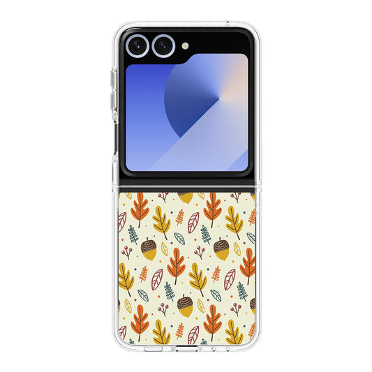 Autumn Things Pattern Samsung Galaxy Z Flip 6 Case